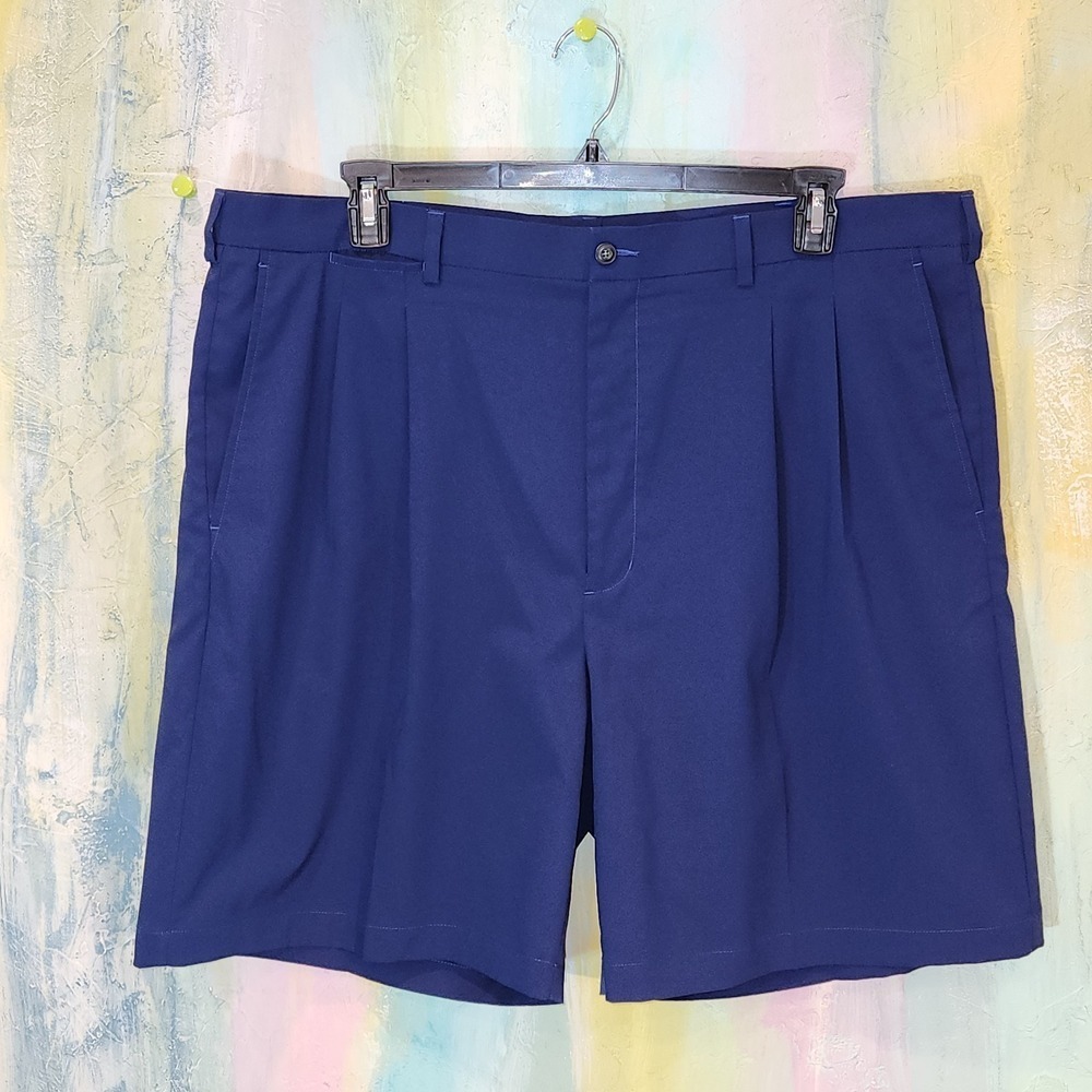 42 PGA Navy Blue PERFORMANCE SHORTS Mens Golf Club Golf Lightweight Stretch 9"